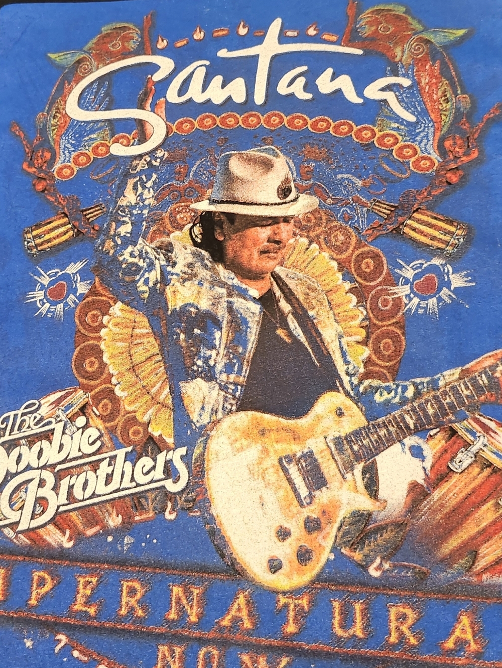 Supernatural 2019 Tour Santana Doobie Brothers Graphic Short Sleeve Tee